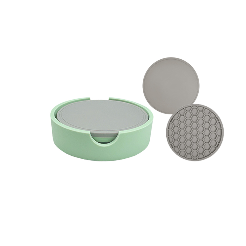 Coasters set with holder